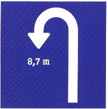 Gira in soli 8,7 metri.