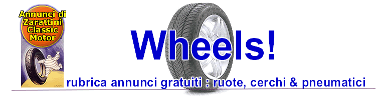 Zarattini Classic Motor, annunci gratuiti ruote, cerchi, pneumatici
